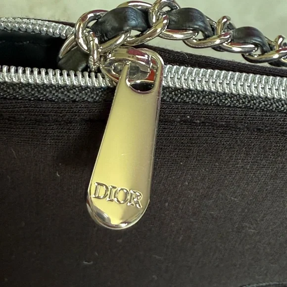 Dior Silver and Black Beauty Pouch/Clutch NIB - Picture 7 of 8